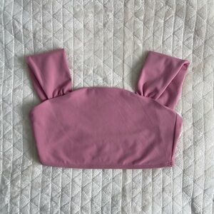 Tiger Friday Dancewear Victoria Crop Top in Primrose - Size Adult S